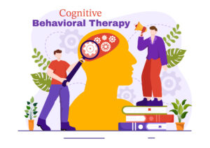 vecteezy cbt or cognitive behavioural therapy vector illustration 34715131