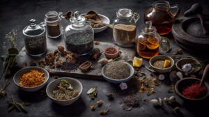 vecteezy holistic tea therapy an intricate image of a herbal tea 23436329